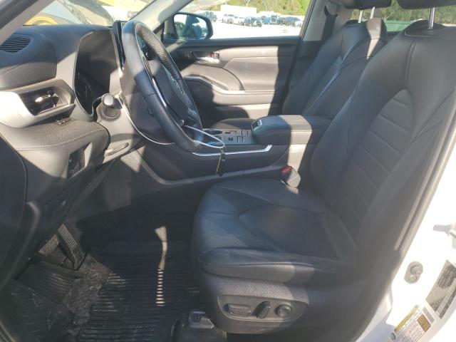 5TDGZRBH9LS019465 - 2020 TOYOTA HIGHLANDER XLE WHITE photo 7