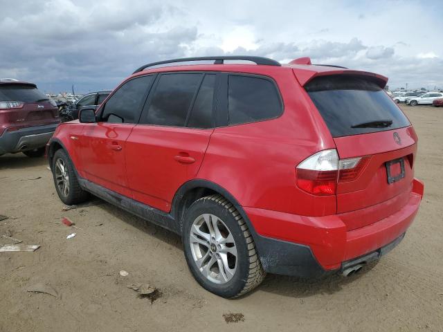 WBXPC93407WF21127 - 2007 BMW X3 3.0SI RED photo 2