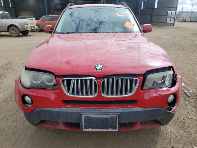 WBXPC93407WF21127 - 2007 BMW X3 3.0SI RED photo 5