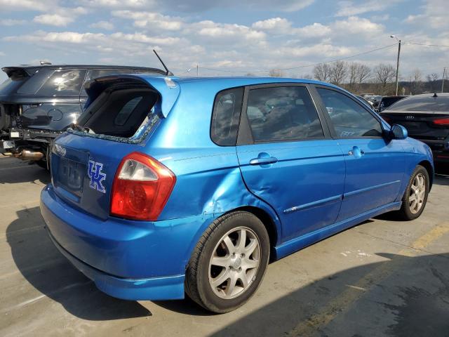 KNAFE161965241677 - 2006 KIA SPECTRA5 BLUE photo 3