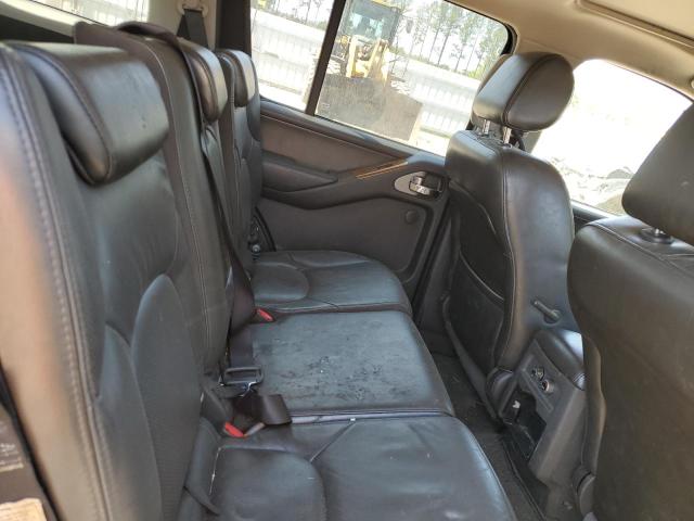 5N1AR18W56C654391 - 2006 NISSAN PATHFINDER LE 烧焦的 照片 10