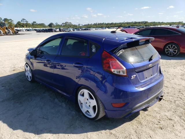 3FADP4GX3FM150493 - 2015 FORD FIESTA ST BLUE photo 2