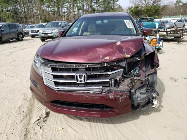 5J6TF3H39CL007263 - 2012 HONDA CROSSTOUR EX BURGUNDY photo 5