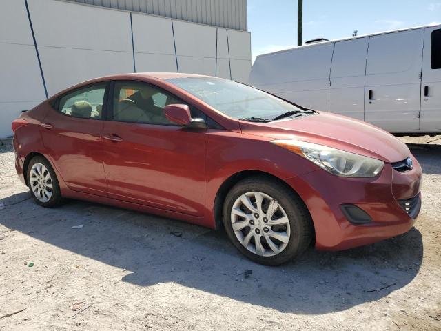 5NPDH4AE2DH204626 - 2013 HYUNDAI ELANTRA GLS RED photo 4