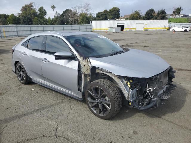 SHHFK7H94HU219264 - 2017 HONDA CIVIC SPORT TOURING SILVER photo 4