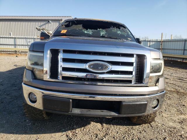 1FTEX1C87AFD29785 - 2010 FORD F150 SUPER CAB GRAY photo 5