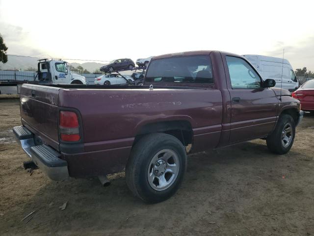 1B7HC16X91S146827 - 2001 DODGE RAM 1500 BURGUNDY photo 3