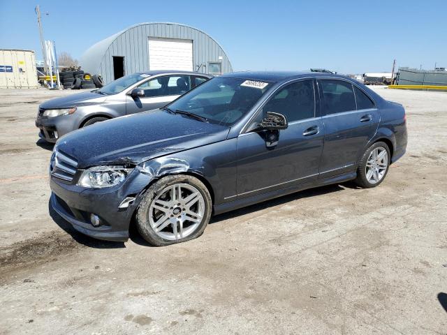 WDDGF56X19R042304 - 2009 MERCEDES-BENZ C 350 BLUE photo 1