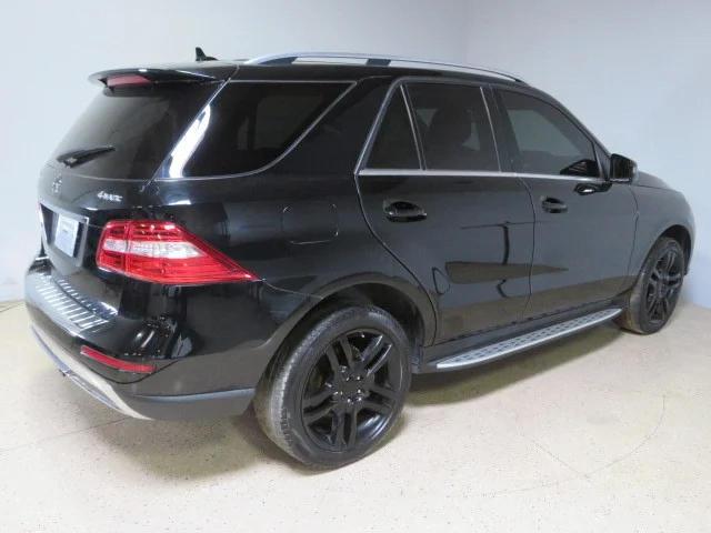4JGDA5HBXFA460458 - 2015 MERCEDES-BENZ ML 350 4MATIC BLACK photo 3