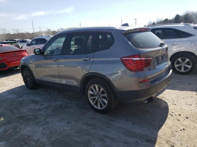 5UXWX9C52D0A20260 - 2013 BMW X3 XDRIVE28I CHARCOAL photo 2