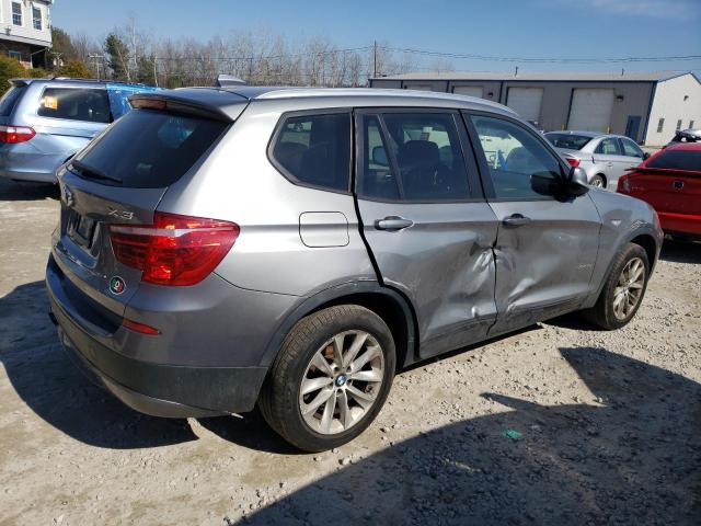 5UXWX9C52D0A20260 - 2013 BMW X3 XDRIVE28I CHARCOAL photo 3