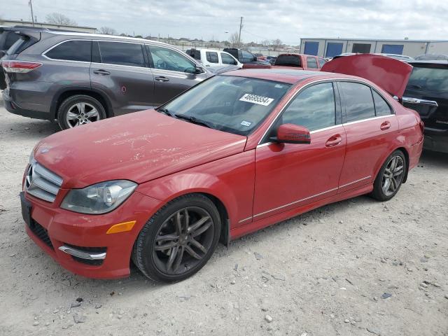 WDDGF4HB2DA782172 - 2013 MERCEDES-BENZ C 250 RED photo 1