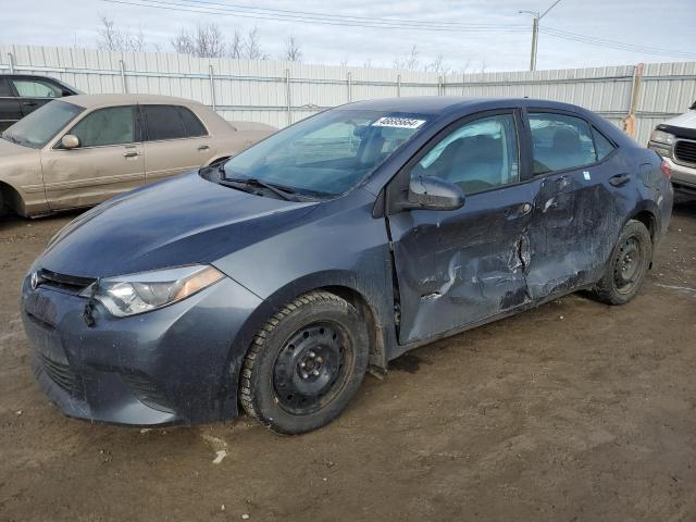 2T1BURHE2EC136659 - 2014 TOYOTA COROLLA L GRAY photo 1