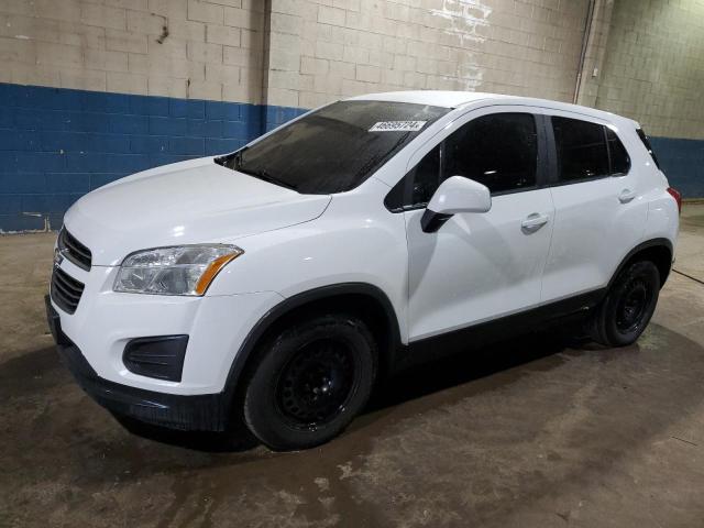 3GNCJKSB8GL262289 - 2016 CHEVROLET TRAX LS WHITE photo 1