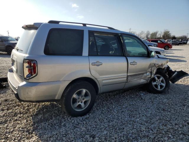 5FNYF18508B037666 - 2008 HONDA PILOT EXL SILVER photo 3