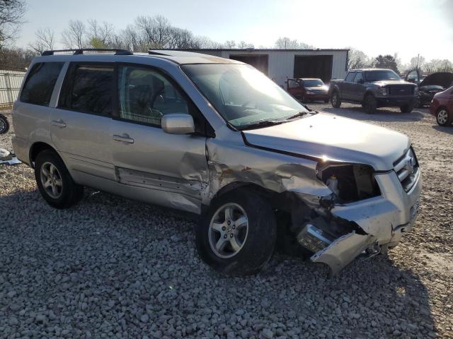 5FNYF18508B037666 - 2008 HONDA PILOT EXL SILVER photo 4