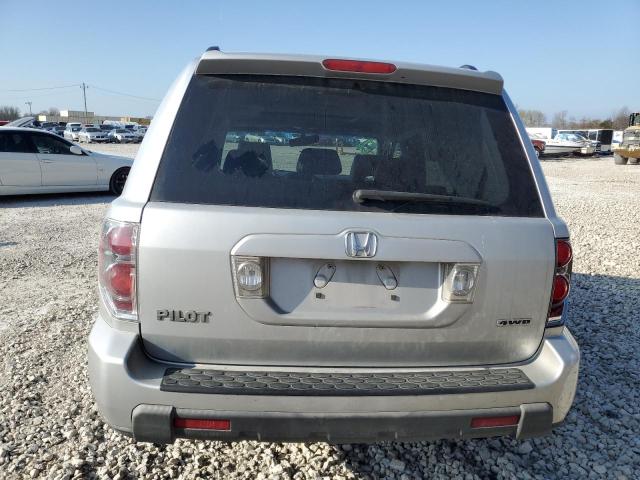 5FNYF18508B037666 - 2008 HONDA PILOT EXL SILVER photo 6