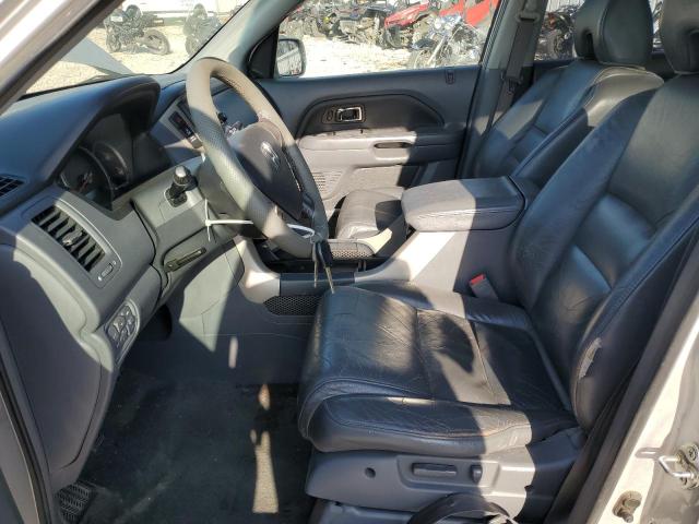 5FNYF18508B037666 - 2008 HONDA PILOT EXL SILVER photo 7