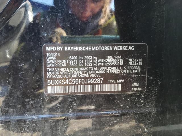 5UXKS4C56F0J99287 - 2015 BMW X5 XDRIVE35D Qara foto 13