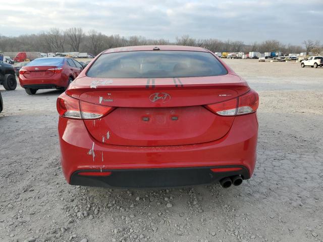 KMHDH6AEXDU000881 - 2013 HYUNDAI ELANTRA CO GS RED photo 6