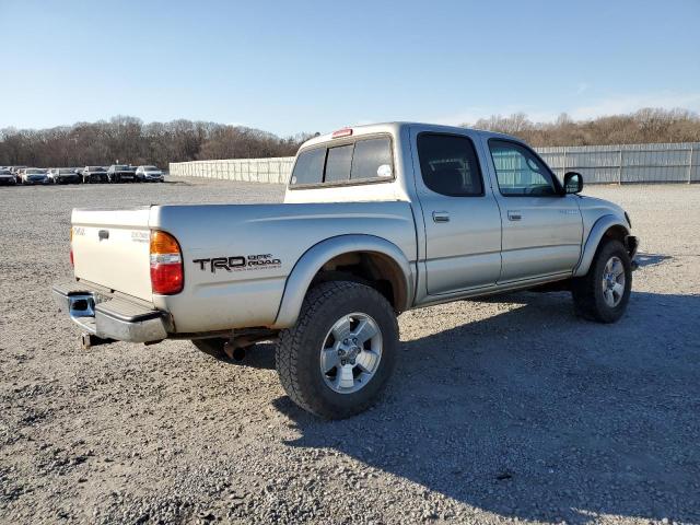 5TEGN92N22Z129356 - 2002 TOYOTA TACOMA DOUBLE CAB PRERUNNER SILVER photo 3