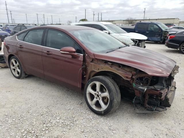 3FA6P0HD1GR361461 - 2016 FORD FUSION SE BROWN photo 4