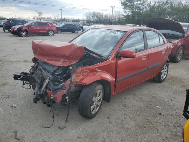 KNADE223X96526178 - 2009 KIA RIO BASE RED photo 1