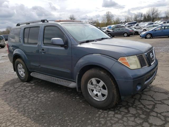 5N1AR18U95C758914 - 2005 NISSAN PATHFINDER LE BLUE photo 4