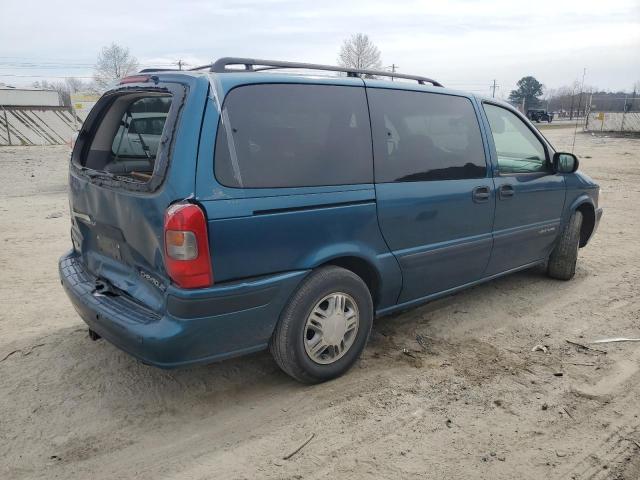 1GNDX03EX2D323589 - 2002 CHEVROLET VENTURE TEAL photo 3