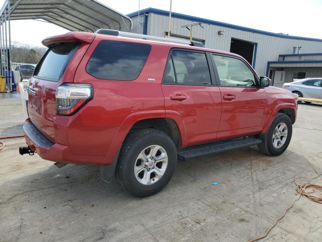 JTEMU5JR1M5940781 - 2021 TOYOTA 4RUNNER SR5/SR5 PREMIUM RED photo 3