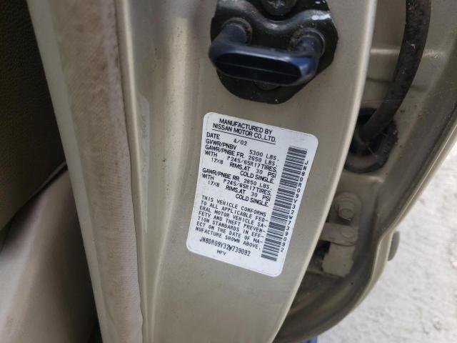JN8DR09Y32W739092 - 2002 NISSAN PATHFINDER LE 棕色 照片 12