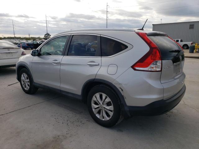 5J6RM3H70DL010699 - 2013 HONDA CR-V EXL SILVER photo 2