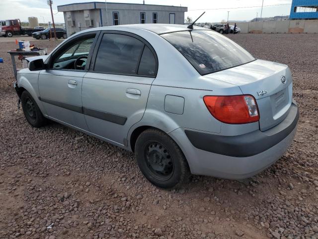 KNADE123666065857 - 2006 KIA RIO SILVER photo 2