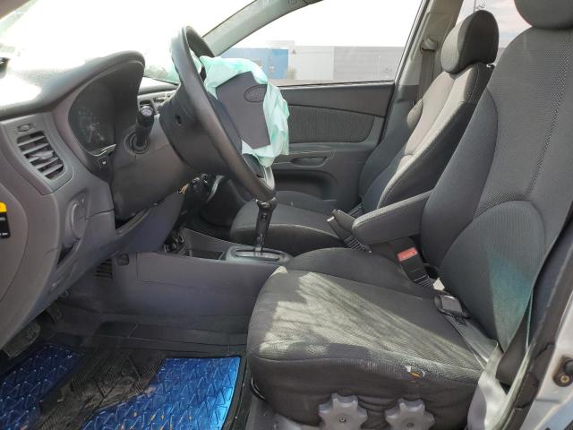 KNADE123666065857 - 2006 KIA RIO SILVER photo 7