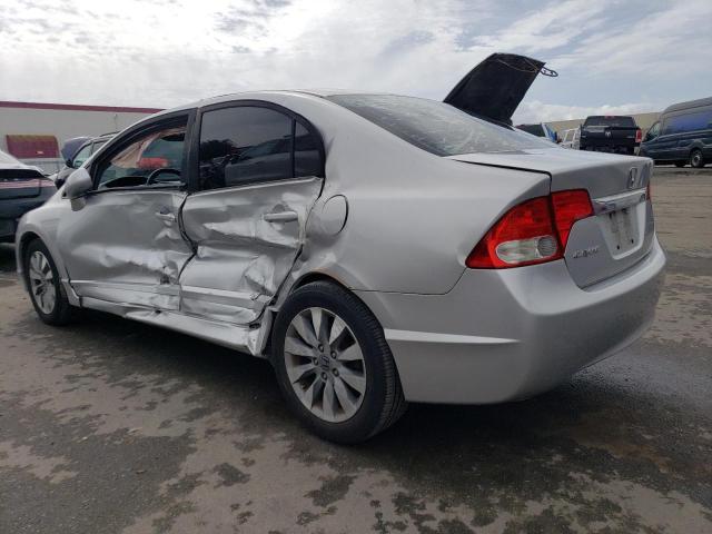 19XFA16829E036402 - 2009 HONDA CIVIC EX SILVER photo 2