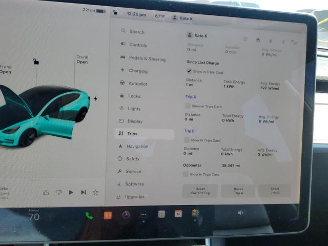 5YJ3E1EB0JF093345 - 2018 TESLA MODEL 3 Silber Foto 9