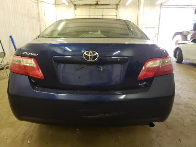 4T1BE46K77U174334 - 2007 TOYOTA CAMRY CE BLUE photo 6