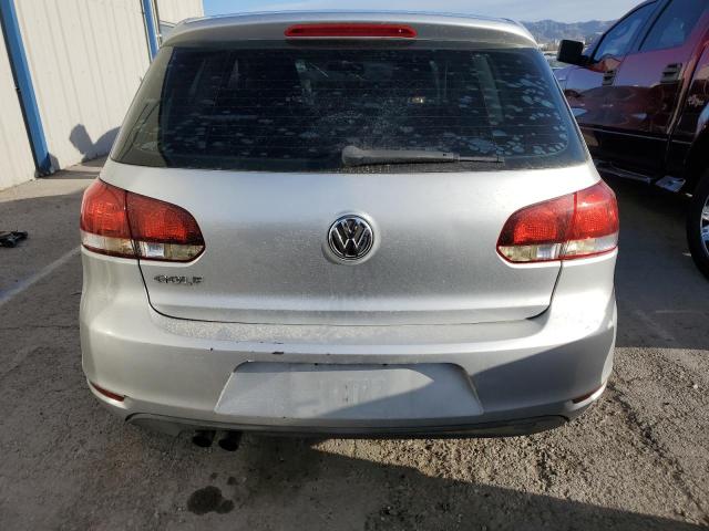 WVWBB7AJ4AW217620 - 2010 VOLKSWAGEN GOLF SILVER photo 6