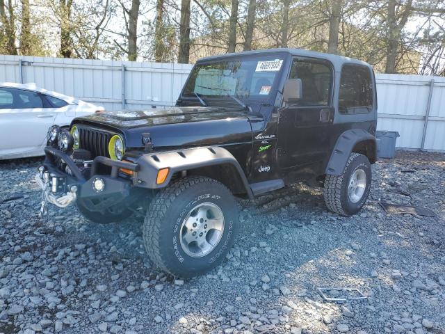 1J4FY19S9WP749726 - 1998 JEEP WRANGLER / SPORT BLACK photo 1