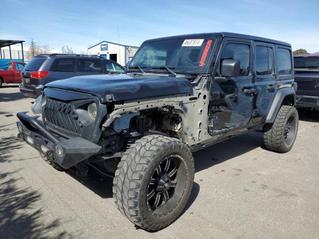 1C4HJXDG3JW186566 - 2018 JEEP WRANGLER U SPORT BLACK photo 1