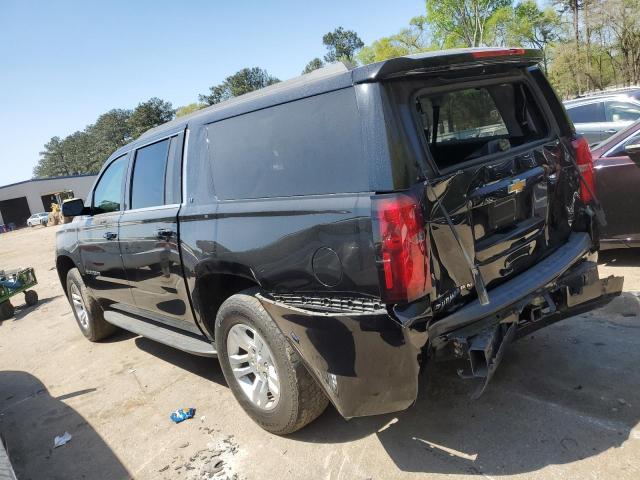 1GNSKHKC3JR389634 - 2018 CHEVROLET SUBURBAN K1500 LT BLACK photo 2