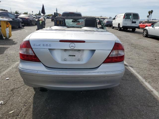 WDBTK56G36T062619 - 2006 MERCEDES-BENZ CLK 350 SILVER photo 6