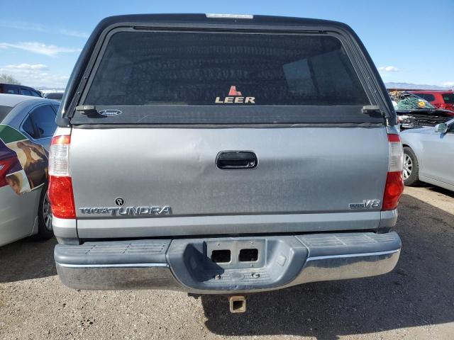 5TBET34175S496137 - 2005 TOYOTA TUNDRA DOUBLE CAB SR5 SILVER photo 6