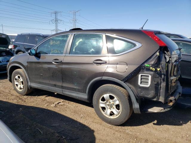 5J6RM4H37DL077948 - 2013 HONDA CR-V LX BROWN photo 2