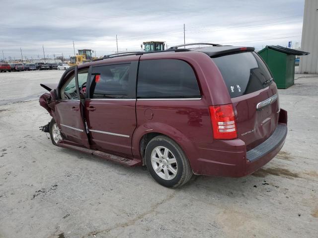 2A8HR54129R525811 - 2009 CHRYSLER TOWN & COU TOURING Bordo foto 2