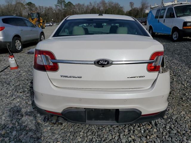 1FAHP2FW1CG118081 - 2012 FORD TAURUS LIMITED WHITE photo 6