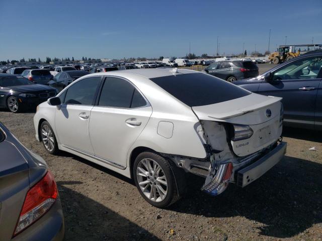 JTHBB1BA8A2003795 - 2010 LEXUS HS 250H WHITE photo 2