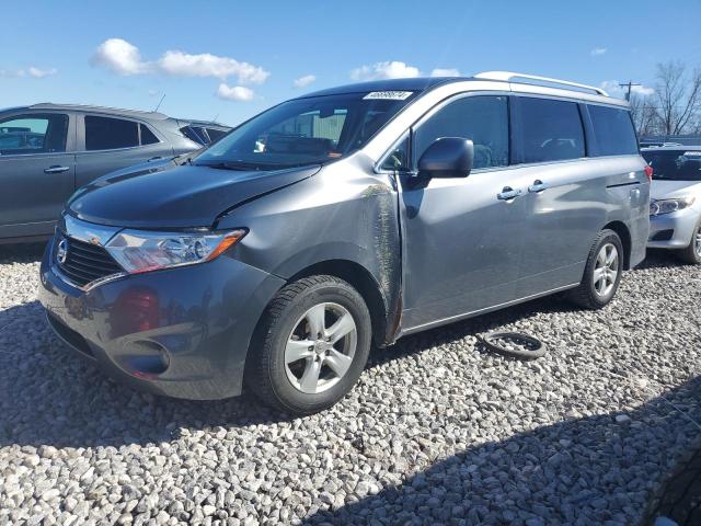 JN8AE2KP0H9169166 - 2017 NISSAN QUEST S GRAY photo 1