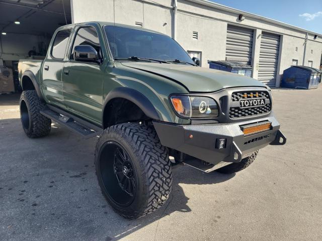 5TEGN92N03Z218506 - 2003 TOYOTA TACOMA DOUBLE CAB PRERUNNER GREEN photo 1