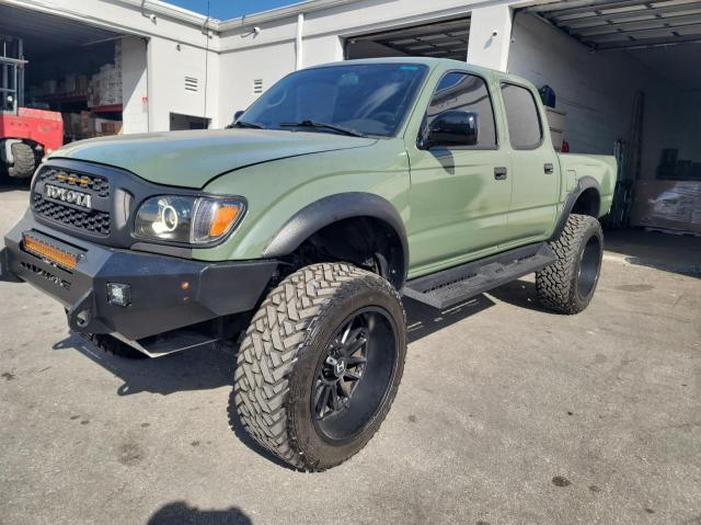 5TEGN92N03Z218506 - 2003 TOYOTA TACOMA DOUBLE CAB PRERUNNER GREEN photo 2
